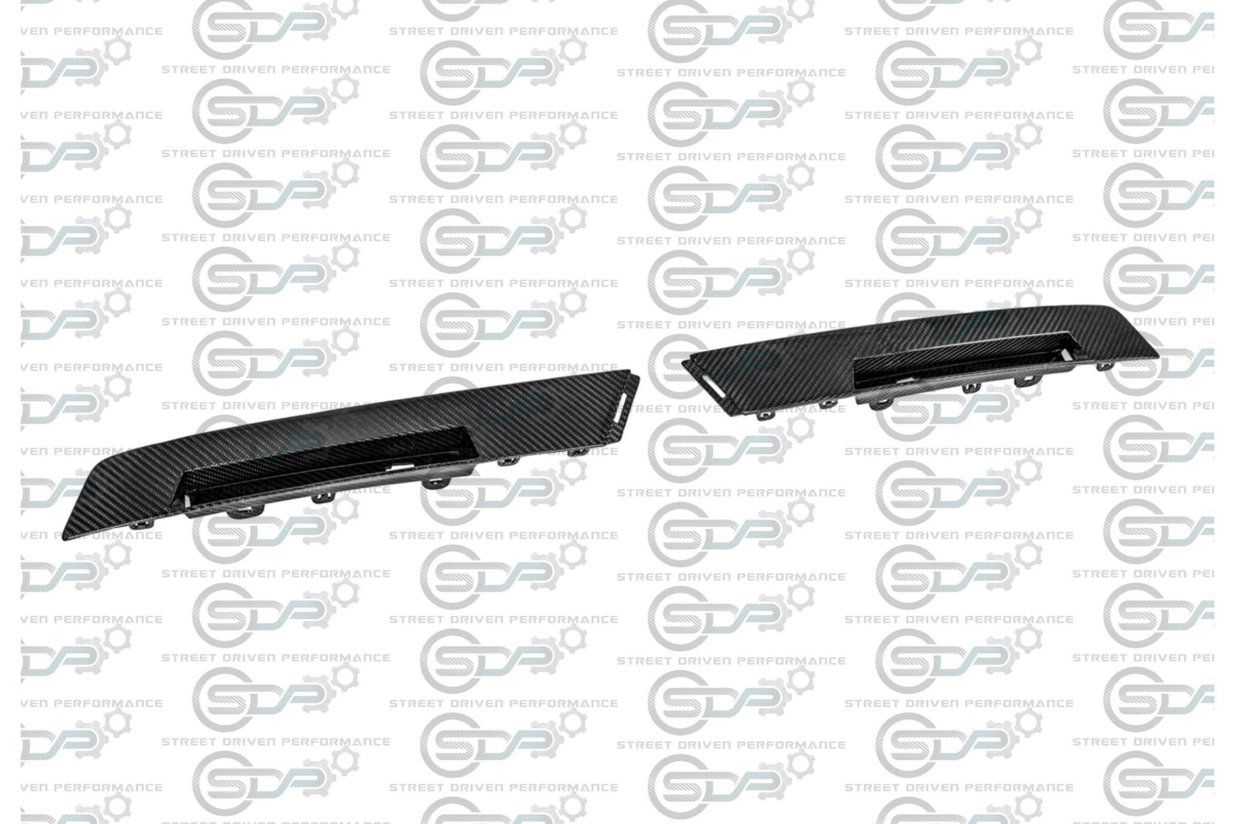 2009-2015 CTS-V V2 Coupe - Carbon Fiber Rear Bumper Inserts / Reflector Housings